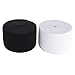 eBoot 2 Inches Wide Elastic Bands Spool Sewing Band Flat Elastic Cord, 5.5 Yard, White and Black, 2 Pieces