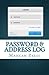 Password & Address Log by Maryam Press