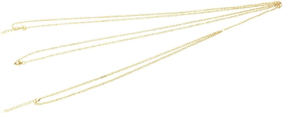 Hot Sexy Simple Unibody Bilayer Gold Tassels Body Chain Necklace