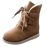 Women's Winter Shoes,Sunyastor Suede Flat Platform