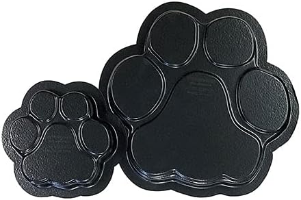 Hardscaping Materials - AUTUMN Made in USA Set of 2 Sizes Paw Print Mold, Dog Cat Paw Print Stepping Stone Mold, Dog Paw Mold, Concrete Cement Mold, Paw Print Garden Decor Mold, Textured Mold for Non-Slip Stepping Stones