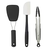 OXO Good Grips Turner, Spatula, And Tongs Set - Safe For Nonstick Cookware