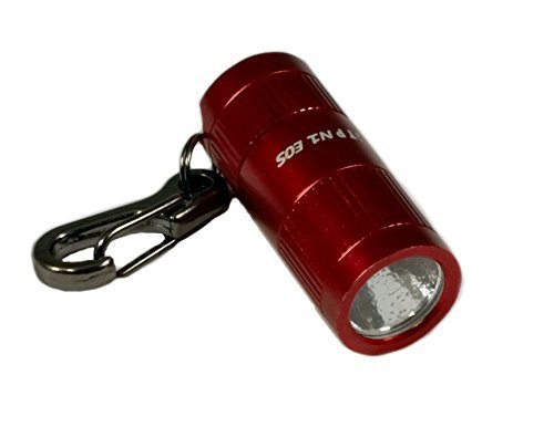 ITPN1 165 lumen Small Bright Keychain Light with 3-Levers of Outputs (Red)
