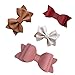 Faux Leather Fabric PVC Vinyl Craft Leather for DIY Hair Bows Headband Earrings A4 Size, 10 Colors (Bright)