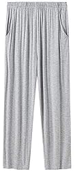 MoFiz Mens Pajama Set Modal Sleepwear Nightwear