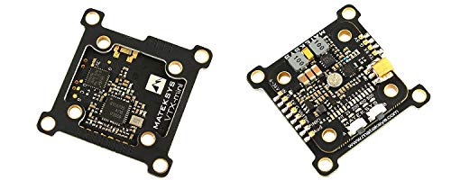 Matek FPV Video Transmitter VTX Mini 6~36V Input 40CH Pit/25/200/400/800mw Switchable, Support Tramp Protocol for F4 AIO Stack 210 220 250 240 4/5/6 inch Carbon Fiber FPV Racing Drone Quad Frame