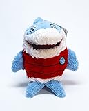 NEW 2017 - Mini Tummy Stuffers 8 Inch Shark Clean-up Companion & Snuggly Playtime Friend By Jay at Play