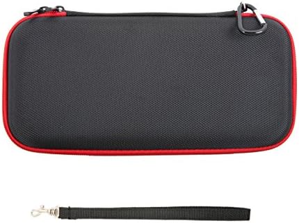GameSlicker Switch Carrying Case for Nintendo Switch Console &amp; Joy cons- EVA Hard Shell Travel Case with Hand Wrist Strap and 8 Game Card Slots