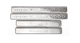 Salusy Stainless Steel Door Entry Sill Scuff Plate Guard For DODGE JOURNEY JCUV 2013-2017