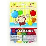 Curious George Balloons 8ct