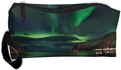 Roomy Cosmetic Bags With Zipper For Travel Aurora Portable Ladies Hand Bag