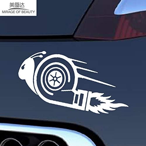 tzxdbh 15cm*7.5cm Stylish Animal Car Stickers Angry Turbo Snail DUB Drift Race Car St yling Vinyl Decals