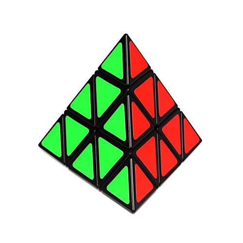 Playwin cube pyramid speedcubing puzzle cube(black)