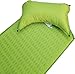 Outdoorsman Lab Lightweight Self-Inflating Sleeping Pad with Self-Inflating Pillow for Camping, Backpacking (Green)
