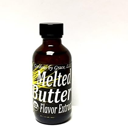 Organic Flavor Extract Butter | Use in Gourmet Snacks, Candy, Beverages, Baking, Ice Cream, Frosting, Syrup and More | GMO-Free, Vegan, Gluten-Free, 2 oz