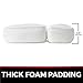 GripMAX Original Premium Spa Bath Pillow, Free Bath Puff, 14 Inch x 13 Inch, Quick Drying, 6 Suction Cups, Comfortable Luxurious Design, Cushion Provides Head, Neck, Shoulder Support in Jacuzzi, Spas