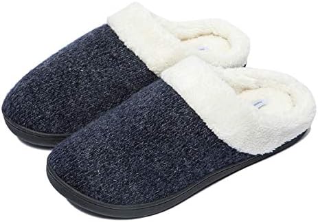 Miqieer ルームシューズ レディース メンズ スリッパ ボア付き 防寒 暖かい 滑り止め 洗える 消音タイプ サンダル 冬用 クロッグ 室内履き