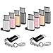 USB Type C Adapter 10 Pack Micro USB Female to USB C Male Converter USB-c Charger Cable Connector with Keychain Fit Samsung Galaxy S10 S10e S9 S8 Plus S9+ S8+ Note 9 8 LG V40 V30 V20 G7 G6 G5 Moto Z3 primary