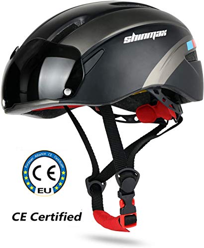 KINGLEAD Men's Bicycle Helmet, Women's CE Certified Bicycle Helmet with Visor, Removable Magnetic & Portable Bag, Super… 2 KINGLEAD Men's Bicycle Helmet, Women's CE Certified Bicycle Helmet with Visor, Removable Magnetic & Portable Bag, Super… - Image 3