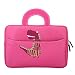 MoKo Fire HD 10 Inch Kids Tablet Sleeve Case Bag, [Shock-Proof] Zipper Handle Pouch Portable Neoprene Cover for Amazon Fire HD 10 Kids Edition, Kindle Fire HD 10.1 Inch - Dinosaur Pink primary