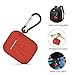 Case for Airpods, Silicone AirPods 2 & 1 Accessories Set Protective Cover, Skin for AirPods Charging Case, Airpods Strap/Airpods Ear Hooks/Holder/Keychain/Carrying Box(Red)