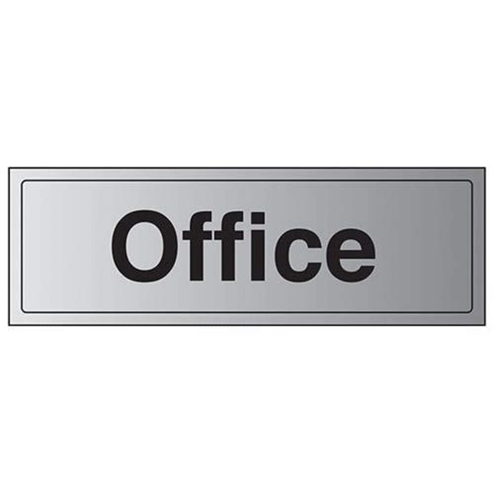 V Safety General Door-Office Sign - 300mm x 100mm - 1.6mm Alu Rigid Plastic