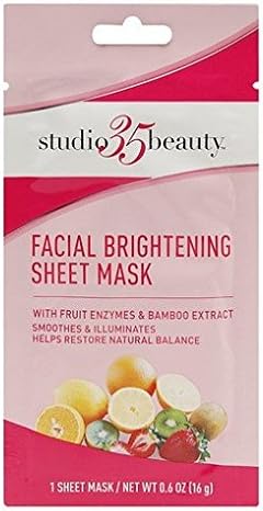 Studio 35 Fruit Enzyme Bamboo Sheet Mask 0.6 oz