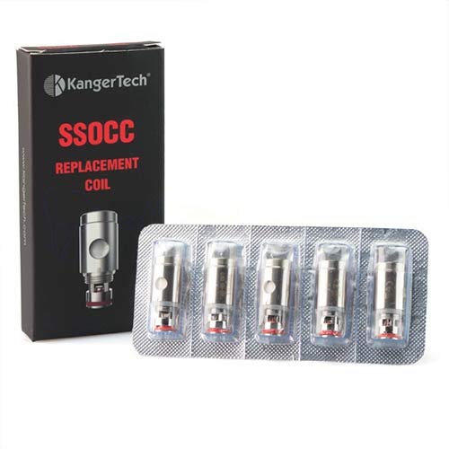 KangerTech SSOCC Replacement Coils 0.5 ohm (15-30W) (5 x Coils (Full Pack))
