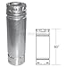 M&G DuraVent PelletVent SIMDUR, Size: 3'' X 60'', Silver