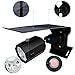 Fugetek Motion Sensor Security Light and Dummy Camera, Solar Powered, 3 Modes, IP65, Waterproof, 10 Bright LEDs, Rechargable, Yard, Garden, Driveway, Walkway, Black
