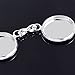 Yumei Jewelry Round Cabochon Disc Blank Setting Bezel Pad Bangle Bracelet Base 15mm - 10'' - QTY 5