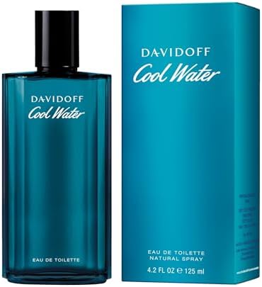 Cool Water Eau de Toilette para Hombre | Fragancia aromática masculina, fresca y con notas de cilantro, menta y lavanda | Intensidad media |125 ml