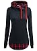 DJT Hoodies for Women, New Long Sleeve Sweatshirt Jersey Hooded Pullover Pullover Teen Girls Fall Y2K Clothes Navy L