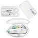 Babiyo Baby Nail Trimmer: Safe Electric Nail File and Grooming Kit - Custom Auto Stop Safety Feature - Injury Impossible - Infant, Newborn, Toddler Set - Clipper, Scissors, for Fingernails and Toes