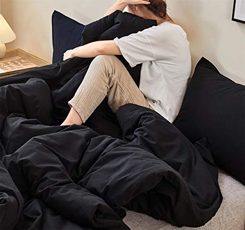 3 SORMAG+Washed+Comforter+Closure+Bedding