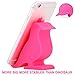 Plinrise Cute Bird Dove Pigeon Shape Silicone Cellphone Holder, Animal Series Phone Stand, Creative Universal Phone Ipad Tablet Desktop Stand Mounts, Size:1.3
