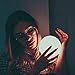 Mydethun 16 Colors Moon Lamp LED 3D Print Cool Moon Night Light with Stand Remote Touch Control and USB Rechargeable Gift for Women Baby Kids Birthday Party Home Décor(3.9 inches)