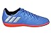 adidas Messi 16.3 Youth Indoor Soccer Shoes (Shock Blue/Silver Metallic)