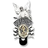 1 X Guardian Angel and St. Christopher Visor Clip