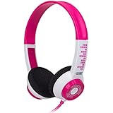FSL Protec Kids Headphones with Adjustable Volume Limiting (Pink)