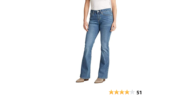 Mid-Rise Bootcut Jeans 