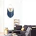 BlueMake Macrame Wall Hanging Tapestry Hand Woven Pendant Decoration House Ceremony Living Room Home Furnishing Accessories (Blue)