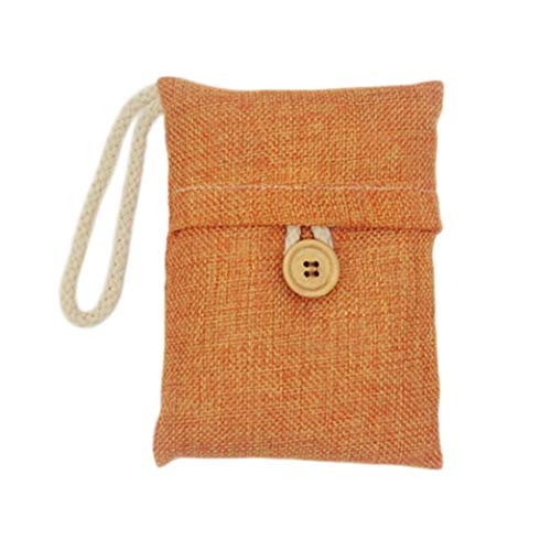 Hot Sale!UMFun Bag Car Bamboo Charcoal Activated Carbon Air Freshener Odor Deodorant Car Sunshade (Orange) - Thumbnail 4