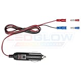 LEDGlow 12 Volt Cigarette Lighter Power Adapter - Quick Connect Crimp Connectors - Easy To Plug In