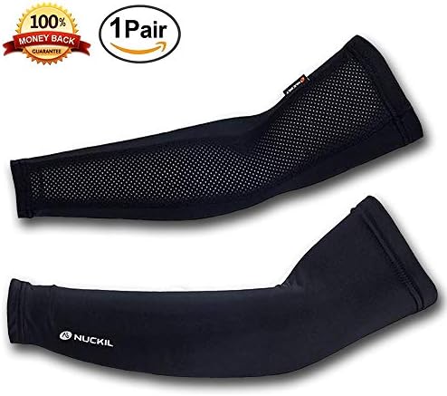 Malocaos Arm Sleeves for Men Women - UV Protection Cooling Sunblock Compression Sleeves Cover Tattoo for Cycling Driving Golf Basketball Running