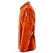 QeeLink Leather Welding Jacket - Flame-Resistant Heavy Duty Work Welder Jackets - Split Cowhide Welding Coat for Men Women (XX-Large)