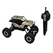 Blomiky 1:18 Scale Alloy Gold Monster RC Cars Off-Road Rock Toy RC Vehicle Crawler RC Truck 4WD Remote Control Buggy Extra 2 Battery C185 Gold
