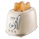 VEVOR Brushed Stainless Steel Toaster, 2