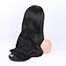 FUHSI Kanekalon Futura Fiber 13×6 Inch Lace Real Natural For Women–Soft&Smooth, Body Wave Lace Front Wig,Elastic Straps,Comfortable & Adjustable For Perfect Fit –2# Blonde 250D 22