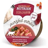 Rachael Ray Nutrish Purrfect Entrees Grain Free Natural Wet Cat Food With Yellowfin Tuna & Veggies, 2 Ounce